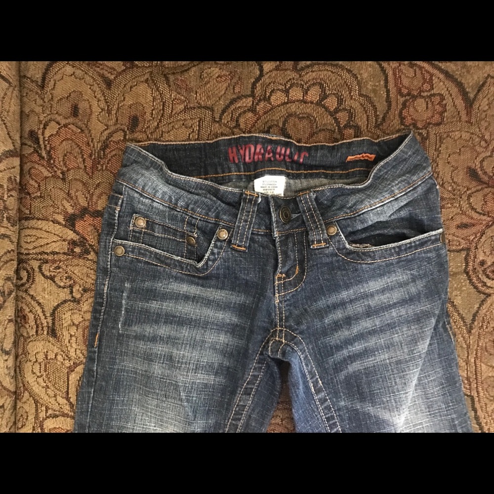 Hydraulic Jeans 👖 Super Low Metro sz 1/2